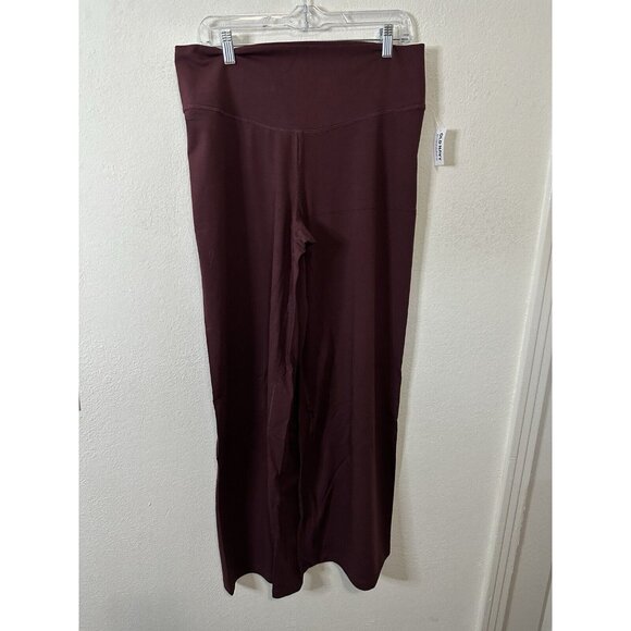 Old Navy Purple Extra High Rise Bootcut Go Dry Leggings Size Large - Picture 1 of 9